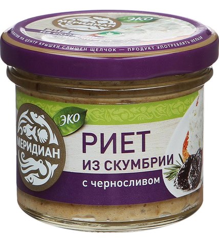 Риет Меридиан из скумбрии с черносливом