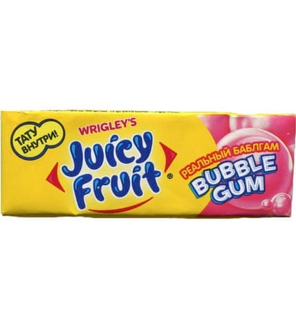 Жевательная резинка Juicy Fruit Реальный Баблгам (24 шт)