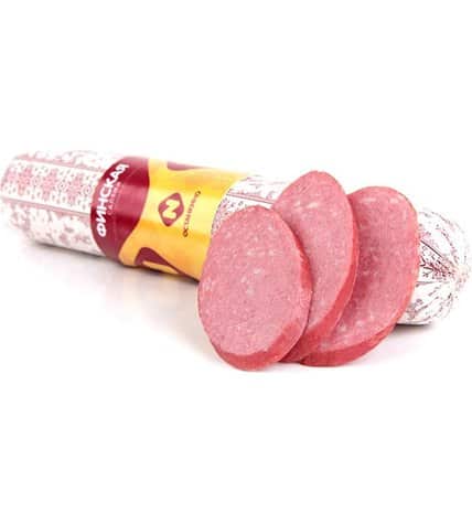 Колбаса Останкино Салями Финская полукопченая 620 г