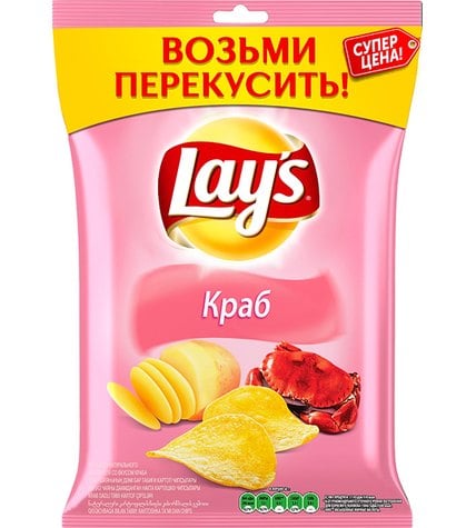 Чипсы Lay's картофельные краб 40 г