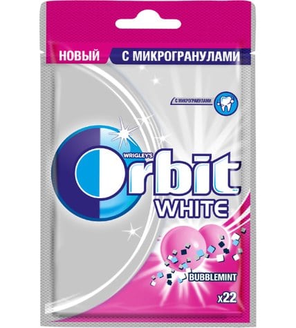 Жевательная резинка Orbit White Bubblemint драже