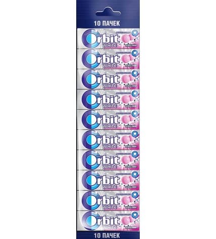 Жевательная резинка Orbit White Bubblemint 13,6 г (10 шт)