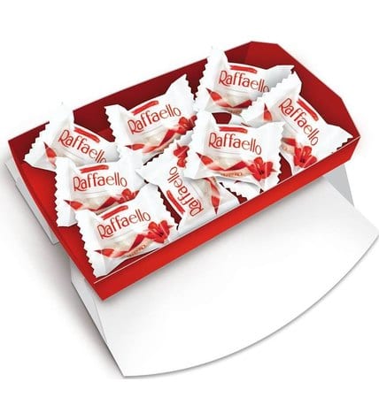 Конфеты Raffaello кокосовые с цельным миндальным орехом 90 г купить