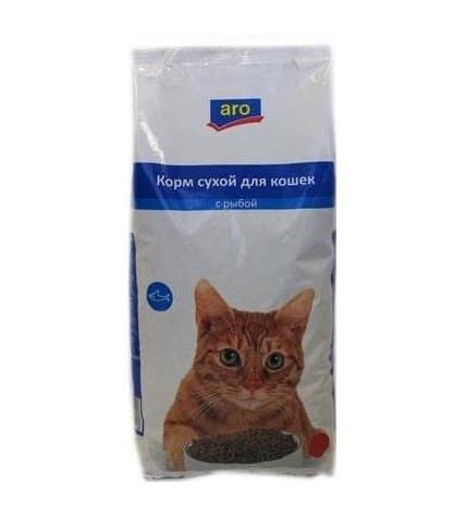 Корм для кошек Aro с рыбой сухой 2,4 кг
