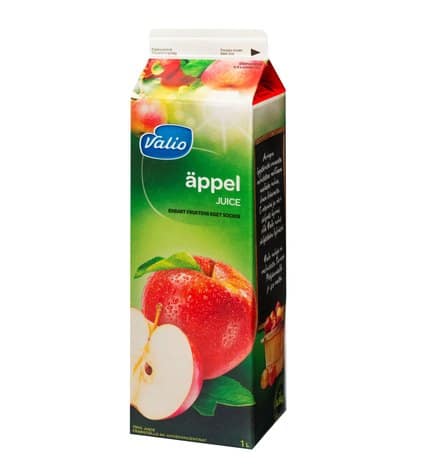 Сок яблочный Valio Apple с витамином С