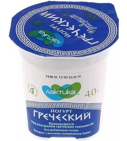 Йогурт Lactica Греческий 4% 120 г