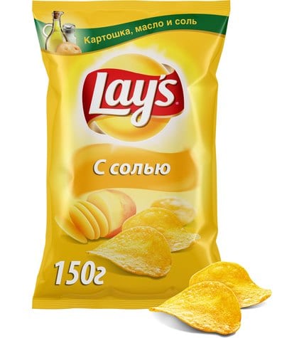 Чипсы Lay's картофельные с солью 150 г