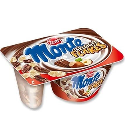 Десерт Monte Choco Flakes с хлопьями