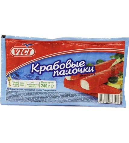 Крабовые палочки Vici замороженные 240 г