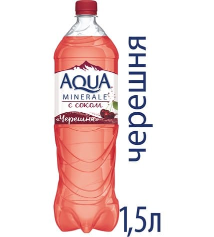 Газированный напиток Aqua Minerale черешня 0,6 л (12 шт)