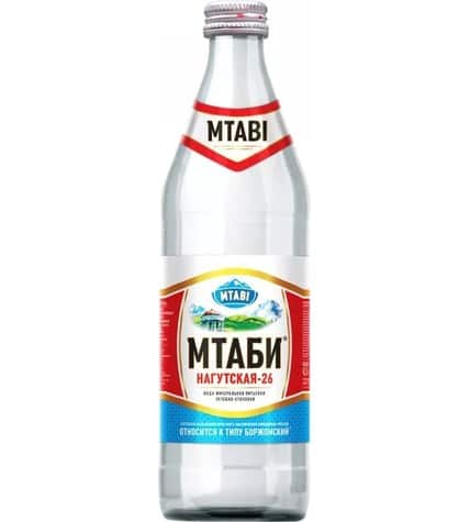 Вода минеральная Mtabi газированная 0,5 л