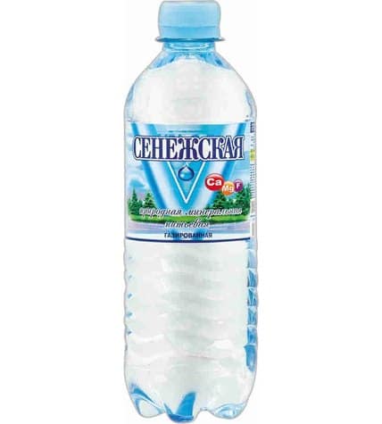Вода минеральная Сенежская питьевая газированная 0,5 л