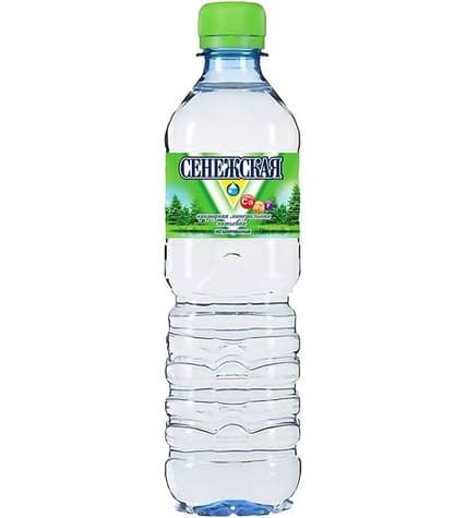 Вода минеральная Сенежская питьевая негазированная 0,5 л
