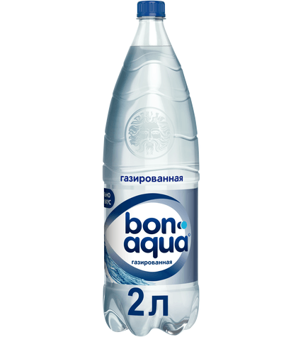 Вода минеральная Bon Aqua газированная 2 л