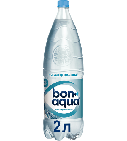 Вода минеральная Bon Aqua питьевая столовая негазированная 2 л
