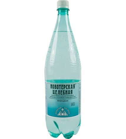 Вода минеральная Новотерская целебная питьевая газированная 0,5 л