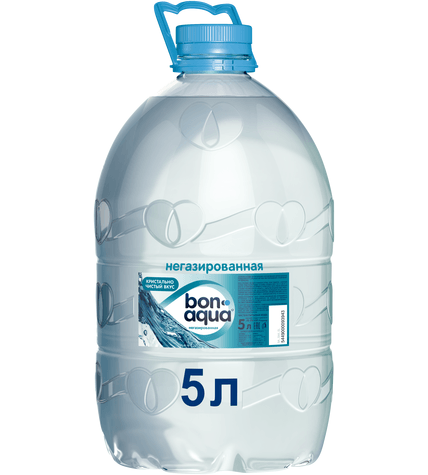 Вода минеральная Bon Aqua питьевая столовая негазированная 5 л