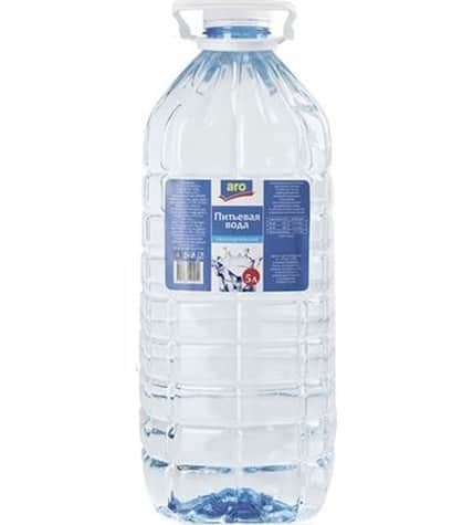 Вода минеральная Aro столовая питьевая негазированная 5 л