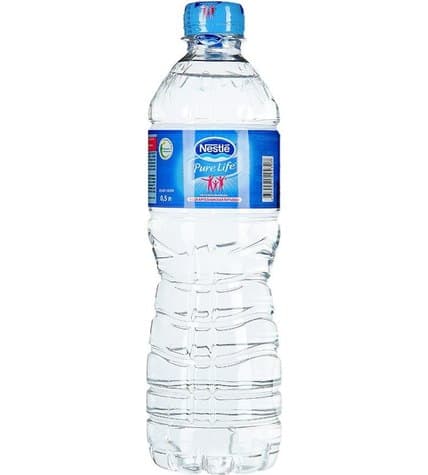 Вода питьевая Nestle Pure Life артезианская негазированная 0,5 л