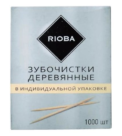 Зубочистки Rioba деревянные