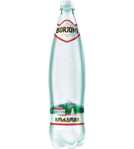 Вода минеральная Borjomi газированная 0,5 л в пластиковой бутылке (12 шт)