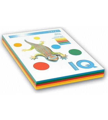 Бумага для печати IQ Color intensive 5 цветов А4 80 г/м² 250 листов