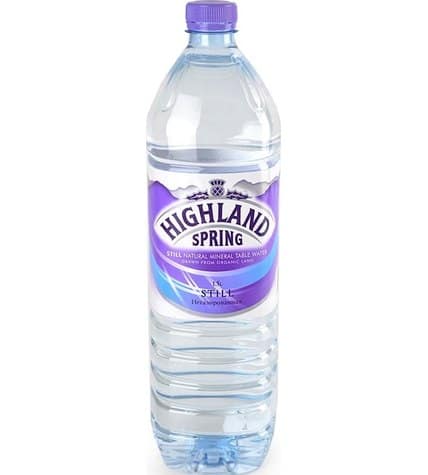 Вода Highland Spring минеральная питьевая столовая негазированная 1,5 л в пластиковой бутылке