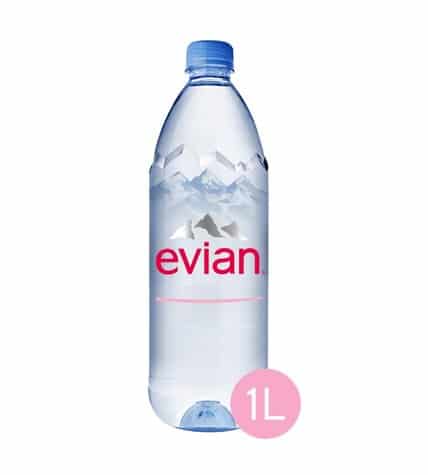 Вода минеральная Evian негазированная 1 л