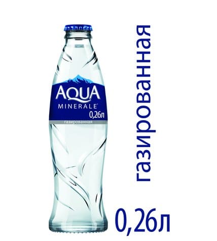 Вода питьевая Aqua Minerale газированная 0,26 л