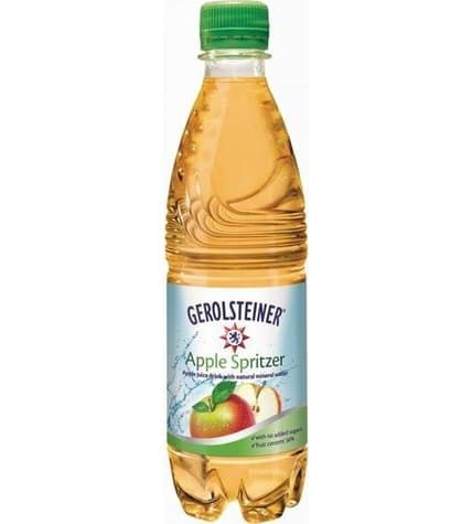 Вода минеральная Gerolsteiner Apple Spritzer питьевая газированная 0,5 л