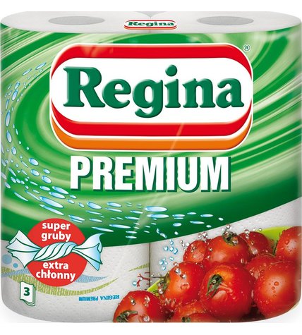 Полотенца Regina кухонные Premium трехслойные 2 рулона