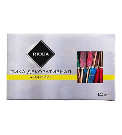 Пика Rioba декоративная Зонтик 10 см