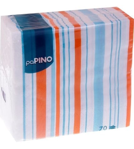 Салфетки Pa-Pino Морской бриз бумажные сервировочные двухслойные 24*24 см 70 шт.