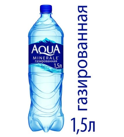 Вода питьевая Aqua Minerale газированная столовая 1,5 л