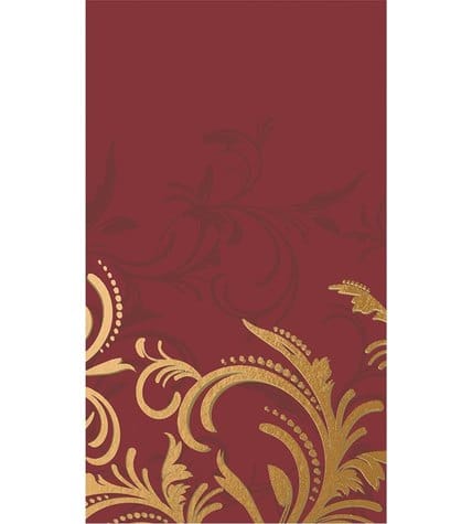 Скатерть Duni Grace Bord бумажная Бордовая 138 см x 220 см