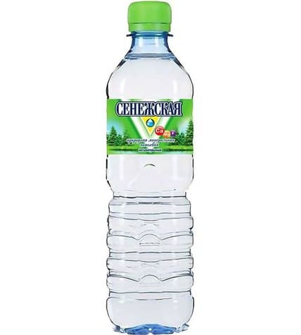 Вода минеральная Сенежская питьевая негазированная столовая 0,5 л