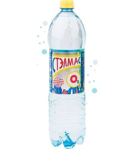 Вода минеральная Stelmas O2 питьевая негазированная столовая 1,5 л