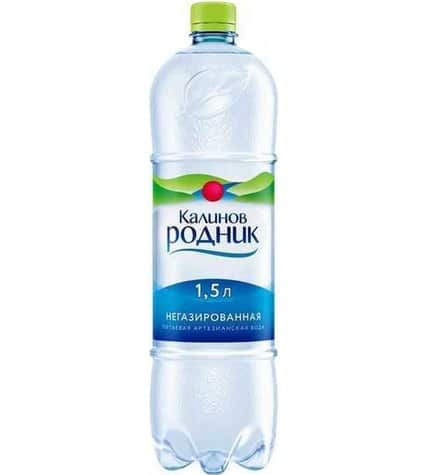 Вода питьевая Калинов Родник артезианская негазированная столовая 1,5 л