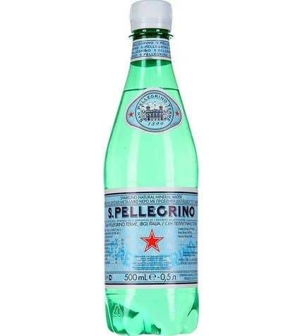 Вода минеральная San Pellegrino питьевая газированная лечебно-столовая 0,5 л