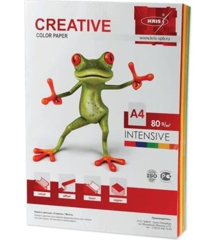 Бумага для печати Creative Intensive 5 цветов А4 80 г/м² 100 листов