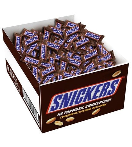 Конфеты Snickers Mini шоколадные
