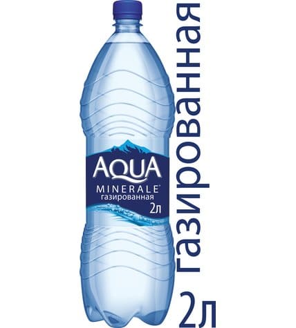 Вода минеральная Aqua Minerale газированная столовая 2 л