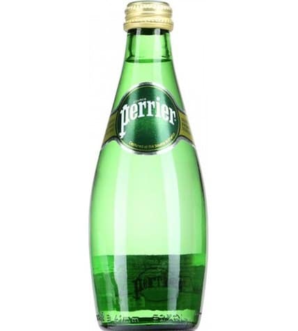 Вода минеральная Perrier питьевая газированная столовая 0,33 л