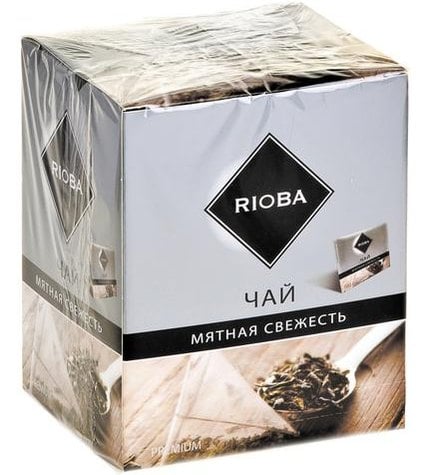 Чай черный Rioba Мятная свежесть в пирамидках 2 г 20 шт