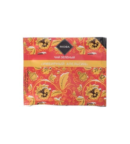Чай зеленый Rioba Имбирный апельсин в пирамидках 2 г (20 шт)