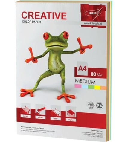 Бумага для печати Creative Medium А4 80 г/м² 5 цветов 100 листов