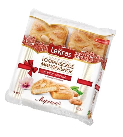 Печенье LeKras Голландское миндальное Марципан