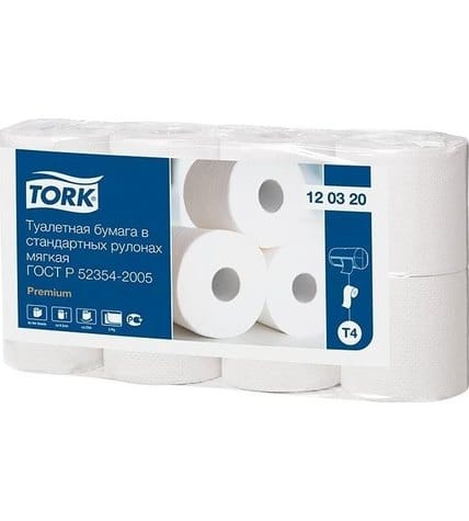 Туалетная бумага Tork Premium T4 8 шт