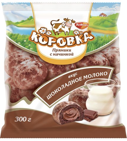 Пряники Рот Фронт Коровка шоколадное Молоко
