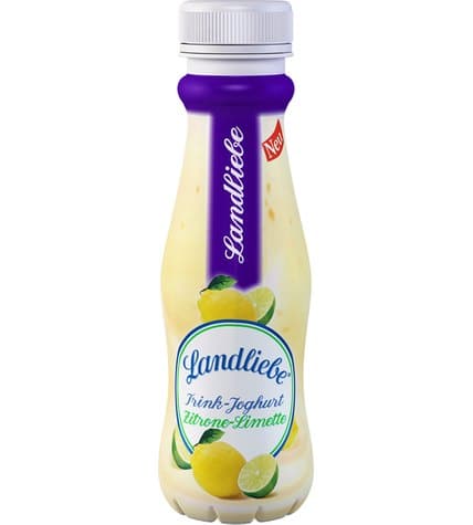 Питьевой йогурт Landliebe с лаймом и лимоном 1,5% 290 г